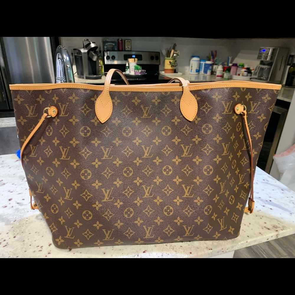 NEO NEVERFULL GM MONOGRAM PEONY (MIF)